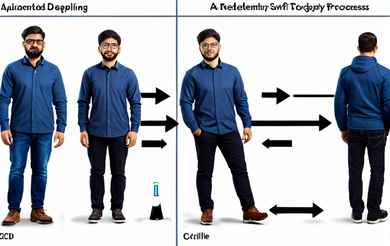 CI CD 파이프라인 도입 후 팀의 변화 - Enhanced Collaboration and Efficient Workflow**
A diverse team of software developers collaborative... CI CD 파이프라인 도입 후 팀의 변화 - Enhanced Collaboration and Efficient Workflow**
A diverse team of software developers collaborative...