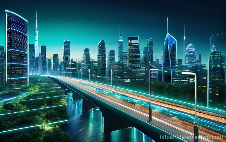 CI CD 파이프라인에서의 배포 전략 - **Prompt for Blue/Green Deployment:**
    "A visually striking depiction of a software deployment sc...